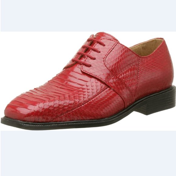 Giorgio Brutini Men's 155220 Oxford, Red, 10.5 - Picture 1 of 7